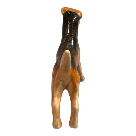 Vintage Airedale terrier figurine by Midwinter Burslem china Dog Miniature Mini - Picture 3 of 8